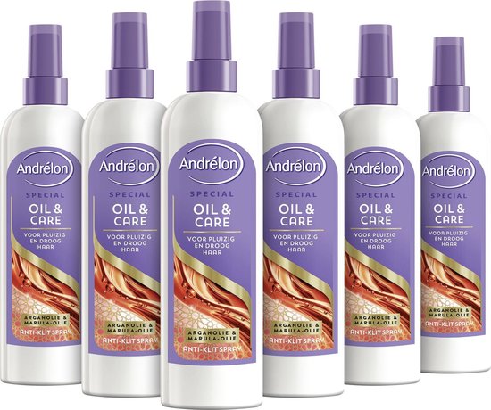 Andrélon Special Oil & Care Anti-Klit Spray - 6 x 250 ml - Voordeelverpakking