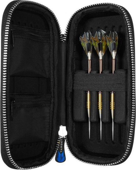 Target Darts Takoma Regular Dartportefeuille Aqua - Duurzaam EVA Etui voor 3 Volledig Gemonteerde Darts - Beschermende Opbergtas met Ritsvakjes voor Flights en Shafts van Target Darts — afbeelding 3