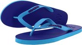 Waves teen slippers unisex paars - blauw maat 44 vegan duurzaam fair rubber flip flops