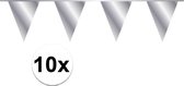 Slinger Vlaggenlijn Zilver 100 Meter Verjaardag Slinger Voor Binnen En Buiten