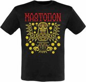 Mastodon Heren Tshirt -S- Tribal Demon 2017 Event Zwart
