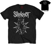 Slipknot - Goat Star Logo Heren T-shirt - L - Zwart