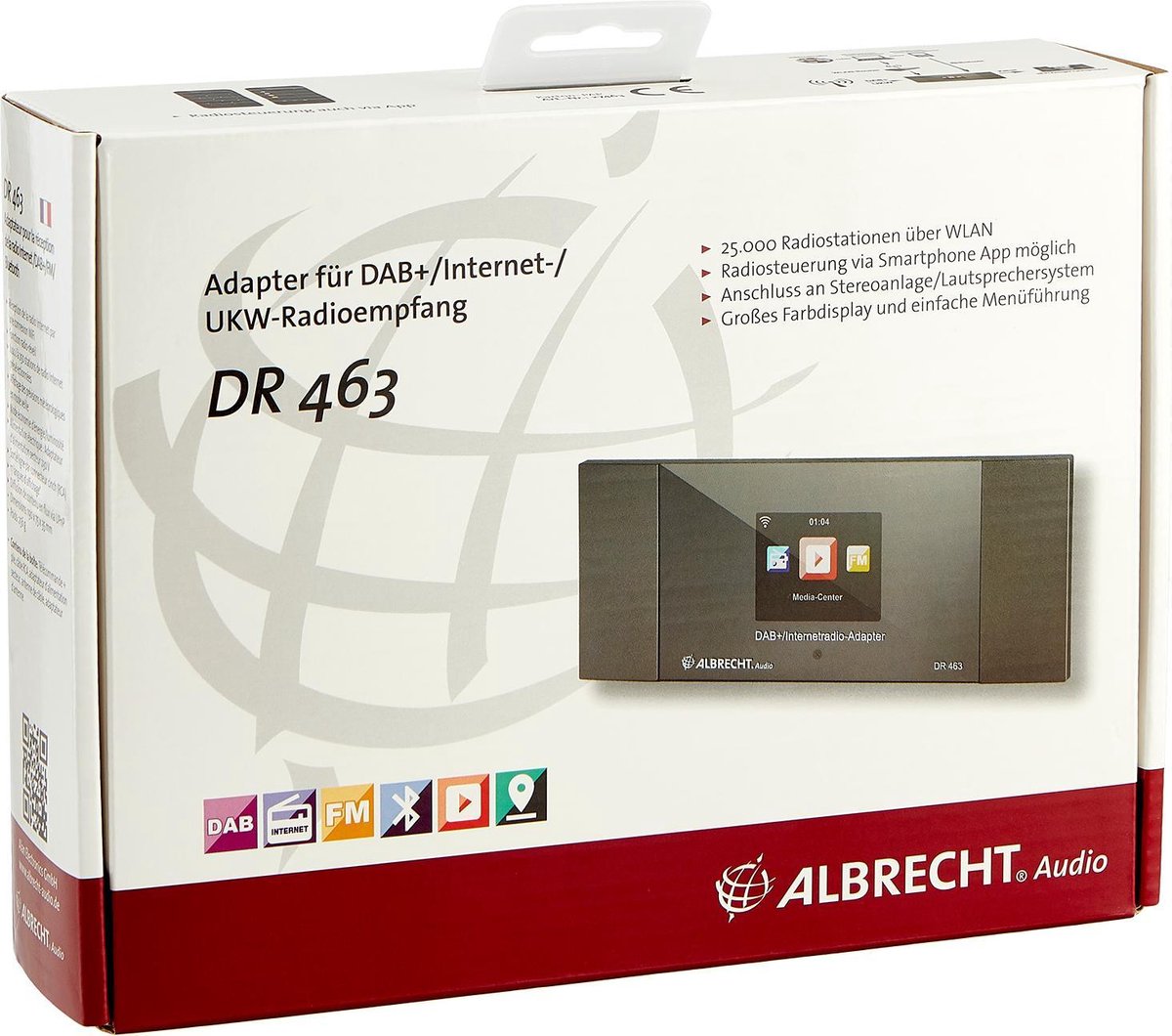 Albrecht DR 463: Neuer Internetradio/DAB+ Adapter für jede HiFi-Anlage -  Profil-Marketing