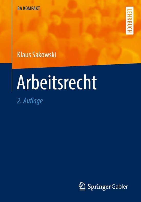 Business and Economics (German Language) - Arbeitsrecht - cover