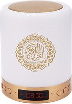 Quran Speaker Wireless Gold - Récitation du Coran sans fil Bluetooth - LED Lamp Touch