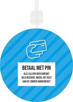 Corona wobbler: BETAAL MET PIN (8 stuks)