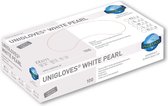 Unigloves White Pearl Nitrile Poedervrije Wegwerp Handschoenen Maat XL 100 st. Box Hygiene & Bescherming