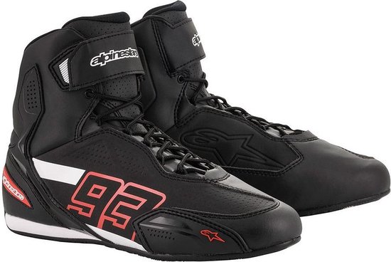 ALPINESTARS AUSTIN RIDING BLACK RED SHOES 11.5 - Maat - Laars