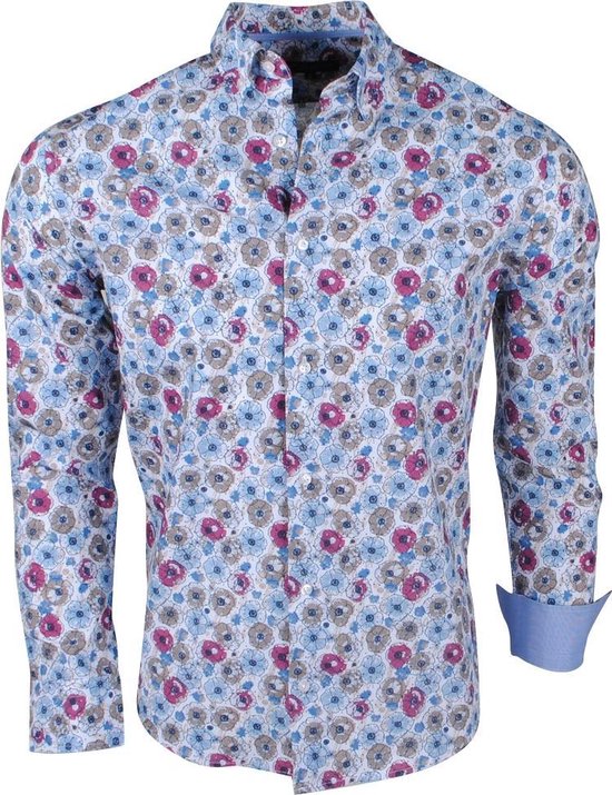 Jan Paulsen - Heren Design Overhemd - Regular Fit - Multicolor | bol.com