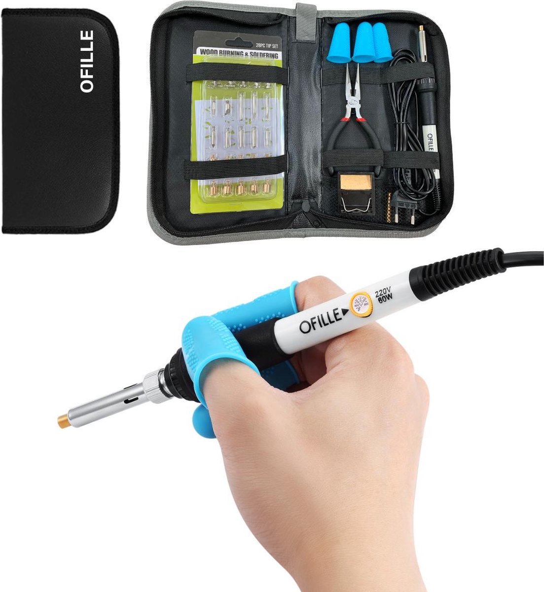 Kunststof lasstaafjes ABS 6 stuks POWER-TEC - Tools B.V