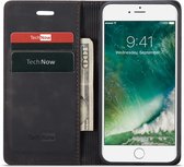 Étui iPhone SE 2020 / Étui iPhone 7 / Étui iPhone 8 - Étui de livre Slimline - Noir