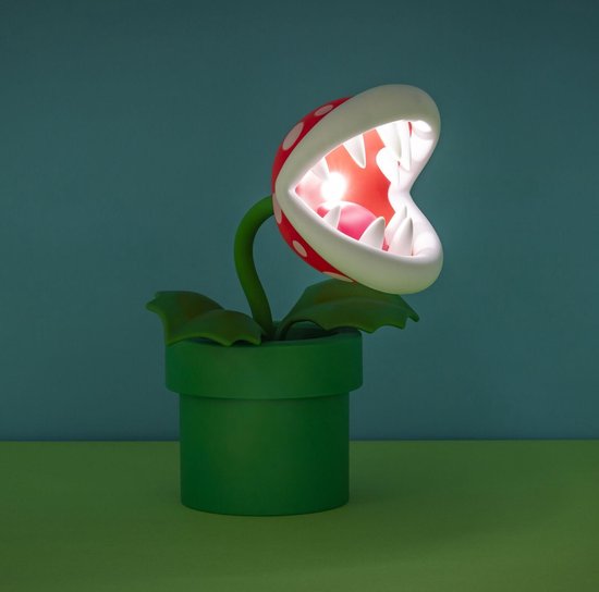 Super Mario - Piranha Plant Posable Lamp van Merkloos — afbeelding 5