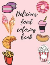 Delicious food coloring book