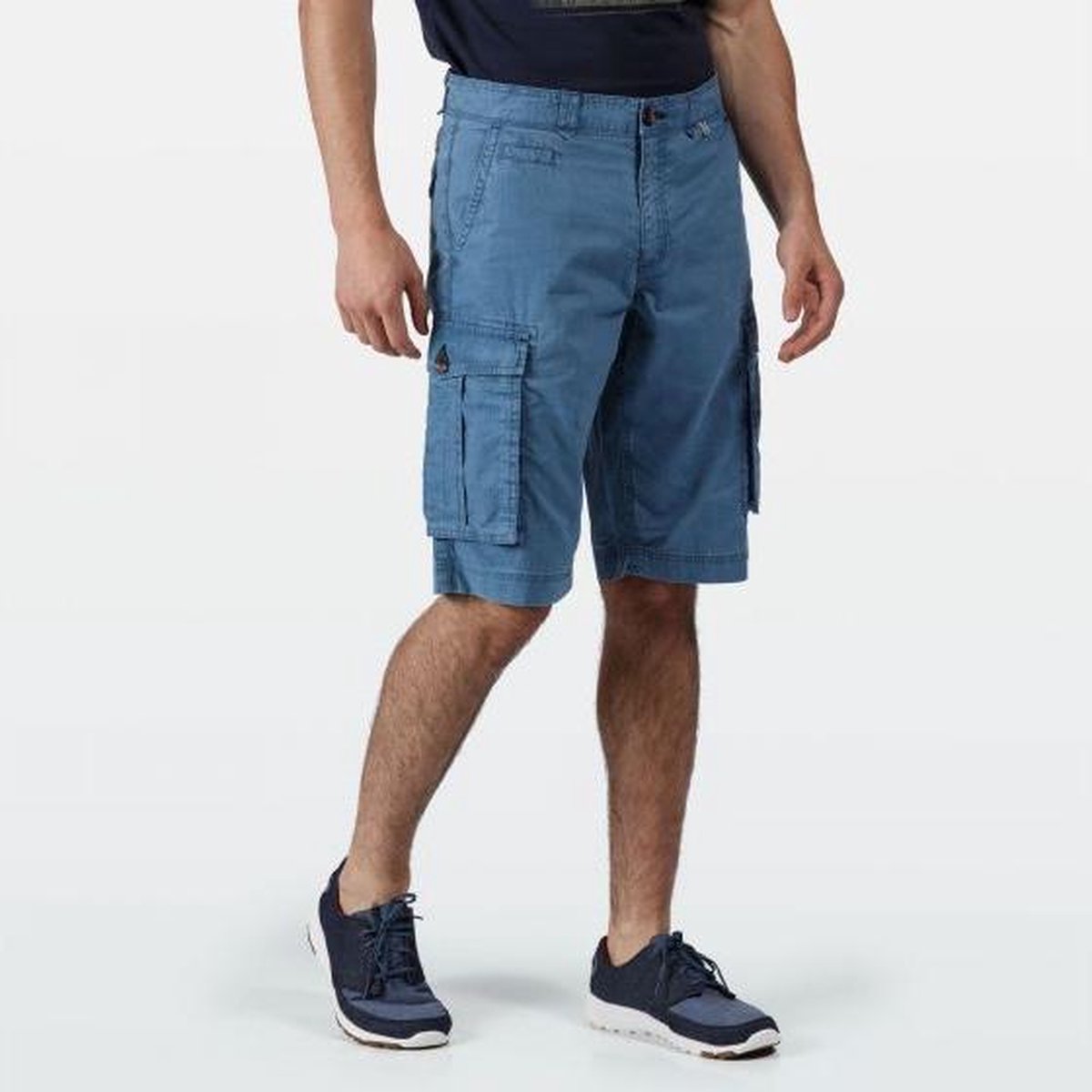 Regatta - Men's Shorebay Vintage Look Cargo Shorts - Outdoorbroek - Mannen - Maat 48 - Blauw