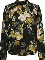 ONLY ONLNEW MALLORY LS BLOUSE AOP WVN NOOS Dames T-Shirt - Maat 38