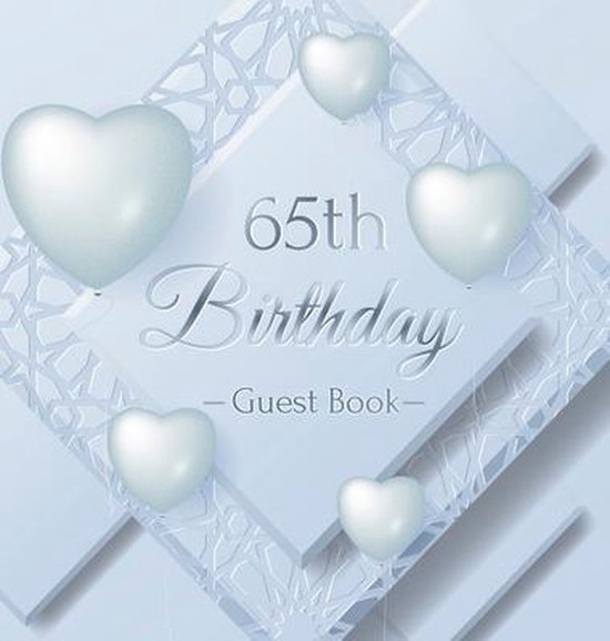 65th Birthday Guest Book - cover