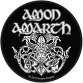 Amon Amarth Patch Odin Zwart