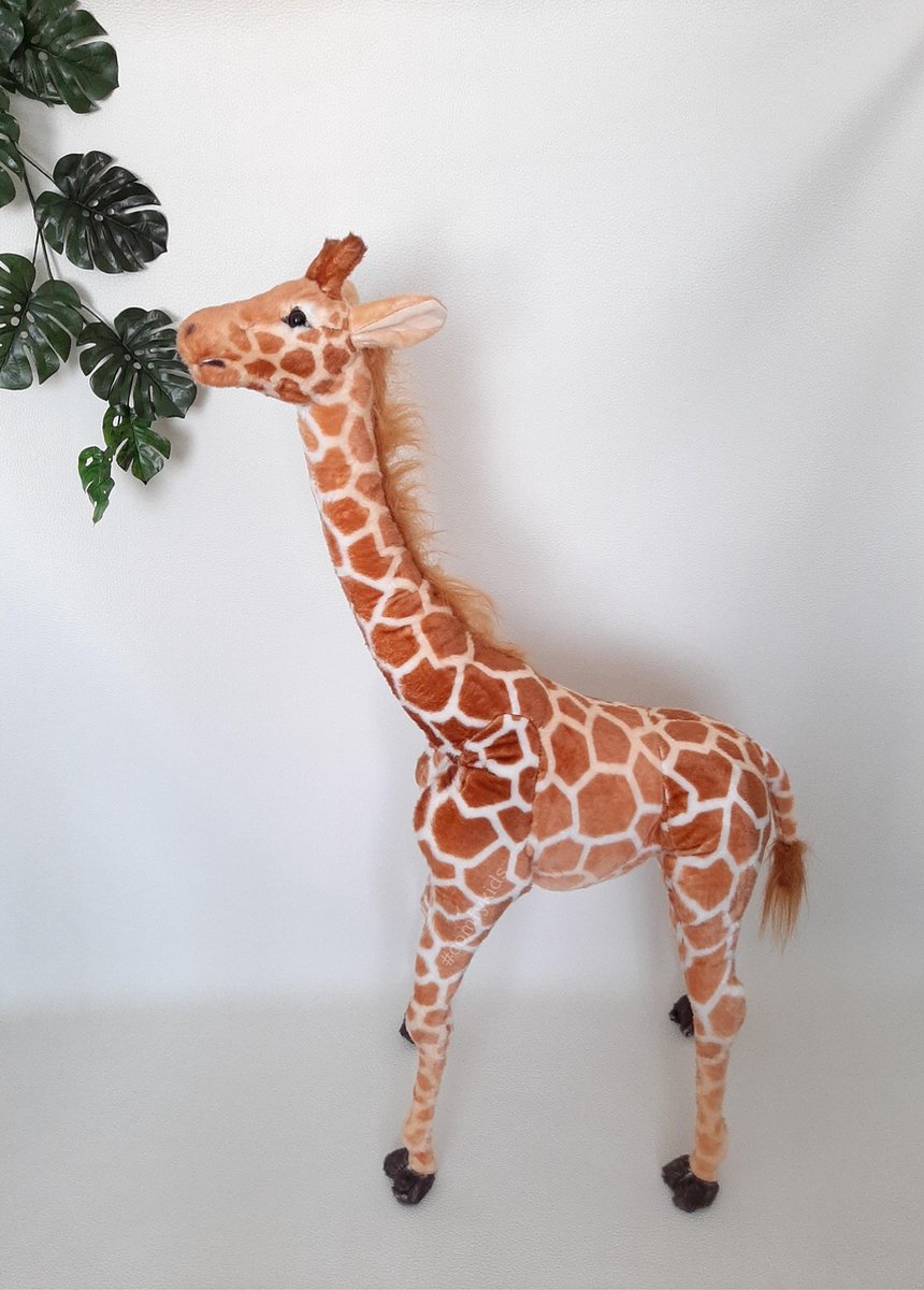 Gewend bagageruimte Hoogte Giraffe knuffel -120 cm - knuffeldier - babykamer - kinderkamer - Comfykids  | bol.com