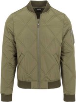 Urban Classics Big Diamond Bomber Jacket olive