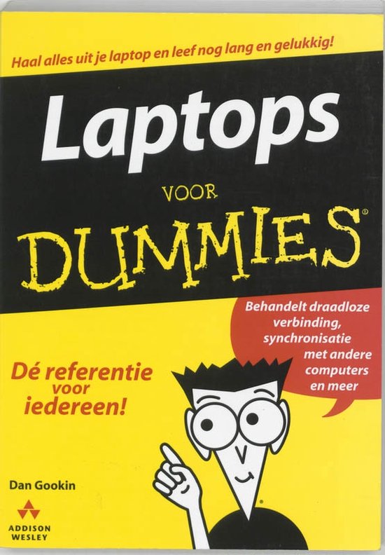 Cover van het boek 'Laptops voor Dummies' van Dan Gookin