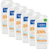 Sanex Douchegel – Zero % Droge Huid - Voordeelverpakking 6 x 500 ML