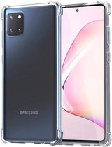 Samsung Note 10 lite hoesje shock proof case transparant - Samsung galaxy note 10 lite hoesje transparant shock proof case hoes cover hoesjes