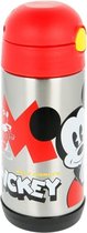Disney - Mickey Mouse - Drinkbeker - Koude dranken - RVS - Rood - Inhoud 360ML