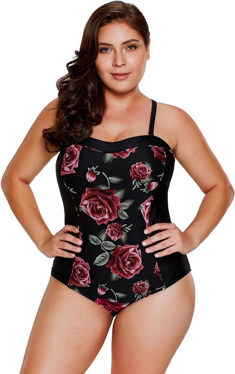Corrigerend Badpak Dames - Geborduurd - Maat XXXL (Bibian)