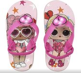 Lol Surprise Slippers Pink With Slightly Flip Flops Size 32/33 For Dress Up Clothes