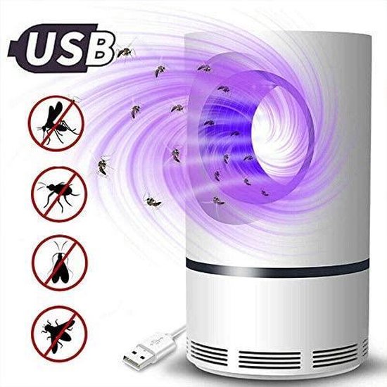 Elektrische UV Muggenlamp - USB insectenverdelger - Grote Insecten / vliegen  lamp -... | bol.com