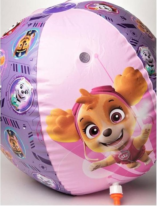 paw patrol beach ball sprinkler