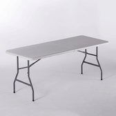 Rechthoekig opklapbare tuintafel Wit HDPE-YZ-Z180