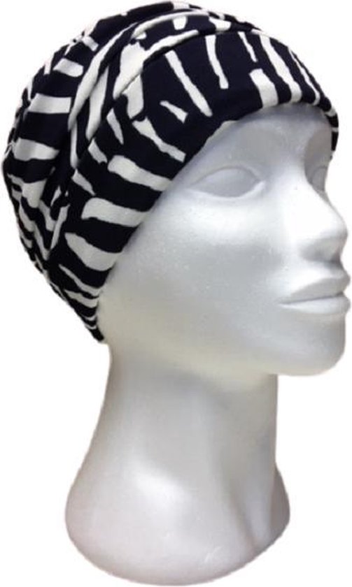 Softies Chemo Muts Cap Zebra Blwit 0978