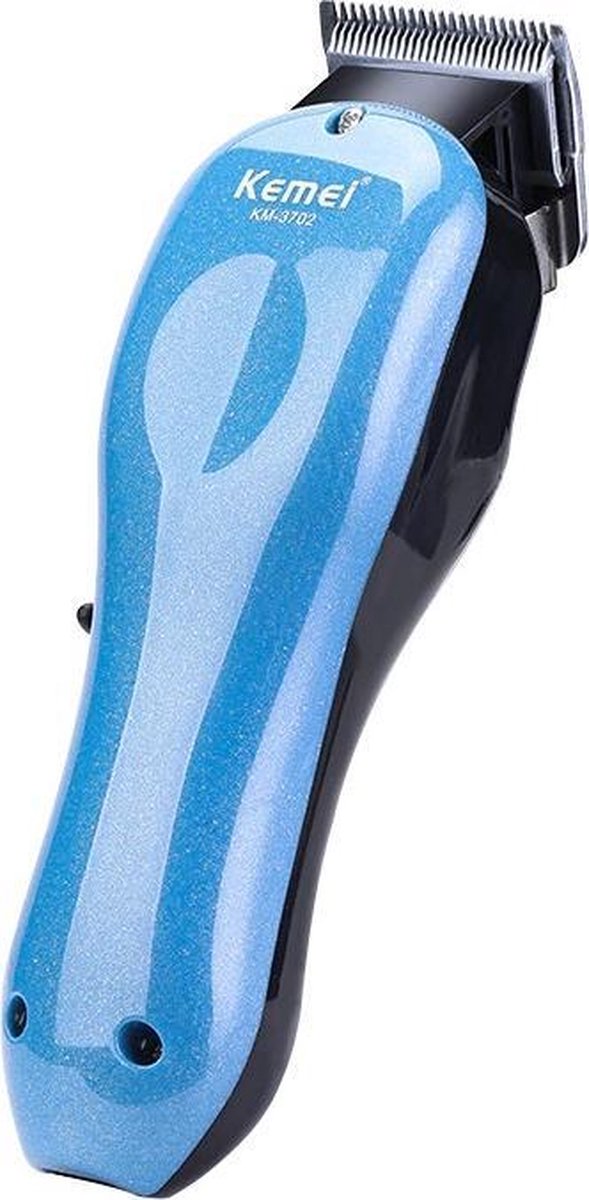 Kemei 3702 Profesional – Draadloze Tondeuse – Trimmer – Cordless – Ocean Blue