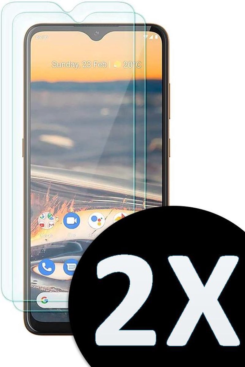 HB Glas Geschikt voor Nokia 5.3 Screenprotector Glas Gehard Tempered Glass - 2 stuks