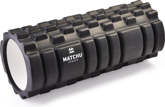 Matchu Sports - Foam roller - Zwart - GEEN verzendkosten