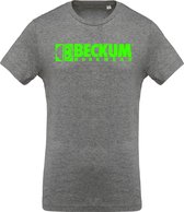 Beckum Workwear EBTS04 T-shirt met logo Grey Heather L