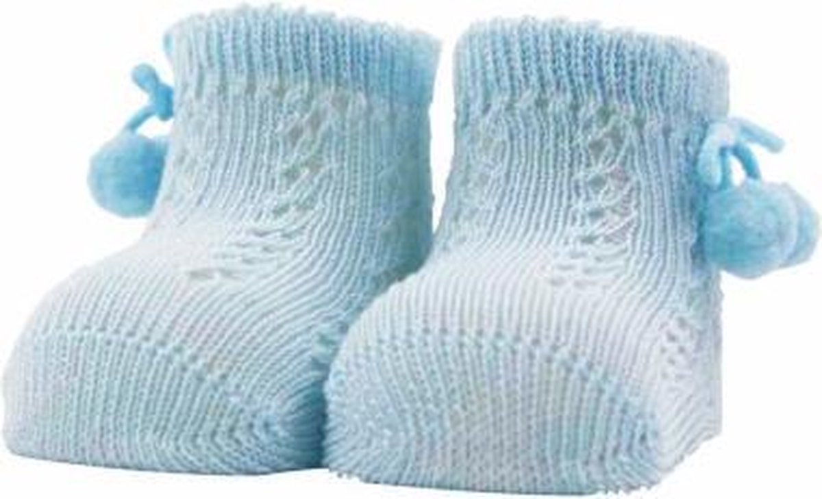 iN ControL 2pack NEWBORN socks JACQUARD soft blue