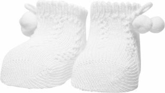 iN ControL 2pack NEWBORN socks JACQUARD white