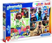 Playmobil the movie 3 x 48 stukjes puzzel