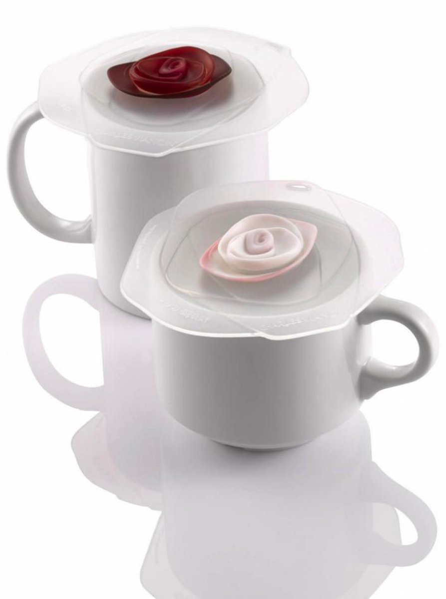 Drink Cover Rose Frozen- Set van 2 - 10cm Charles Viancin