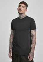 Urban Classics Heren Tshirt -XL- Military Muscle Zwart