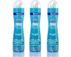 Durex Play Pleasure Gel Tingle - Glijmiddel - 3 x 100 ml