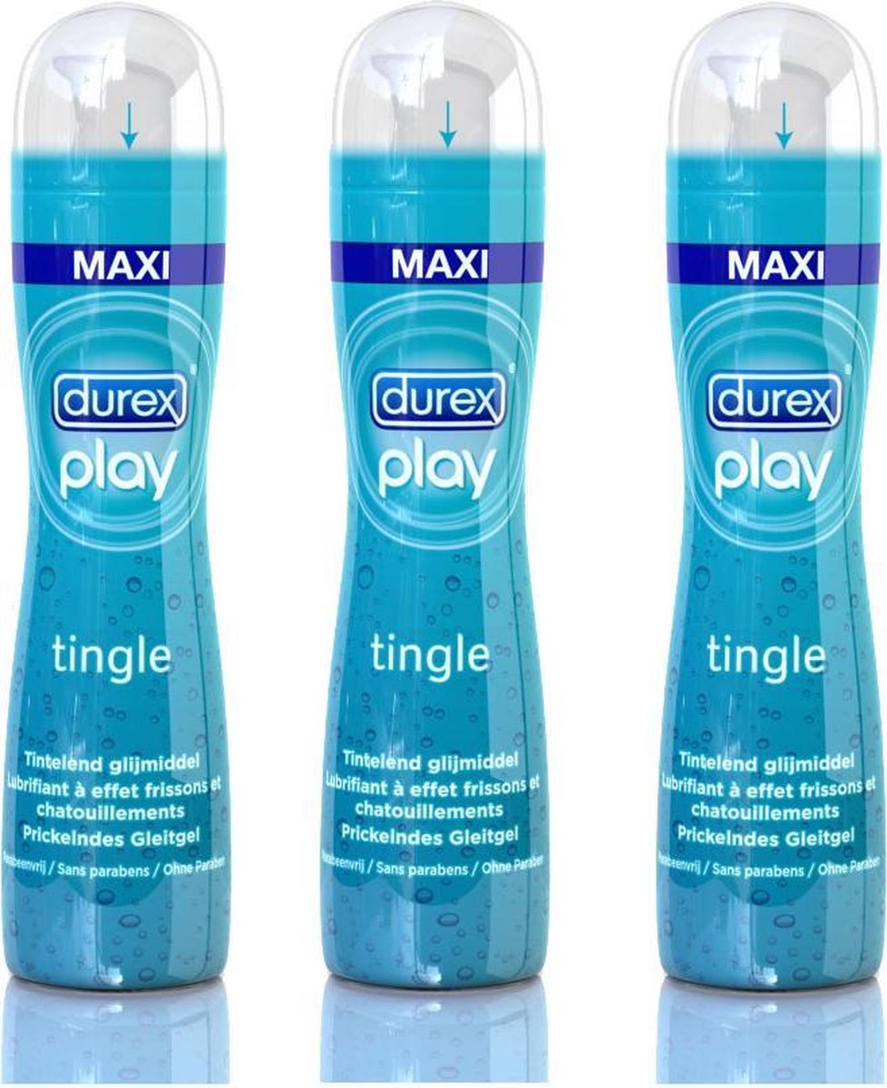 Goedkoopste Durex Play Pleasure Gel Tingle - Glijmiddel - 3 x 100 ml