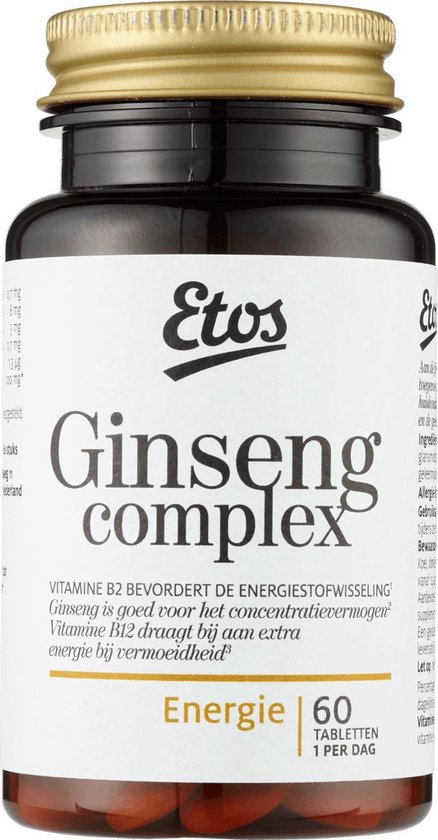 bol.com | Etos Ginseng Complex Tabletten - 60 tabletten