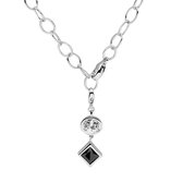 Orphelia  ZK-2612 - Collier - Zilver 925 - Zirkonia - 60 cm