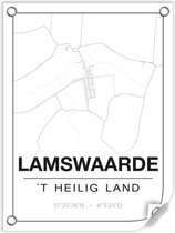 Tuinposter LAMSWAARDE (t Heilig Land) - 60x80cm