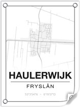 Tuinposter HAULERWIJK (Fryslân) - 60x80cm