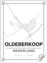 Tuinposter OLDEBERKOOP (Nederland) - 60x80cm