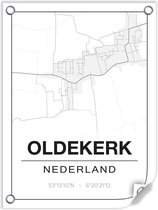 Tuinposter OLDEKERK (Nederland) - 60x80cm